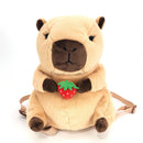 Capybara Furry Plush Backpack-1