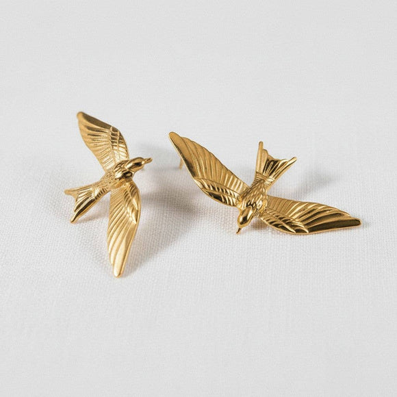 Vintage-Inspired Bird Earrings