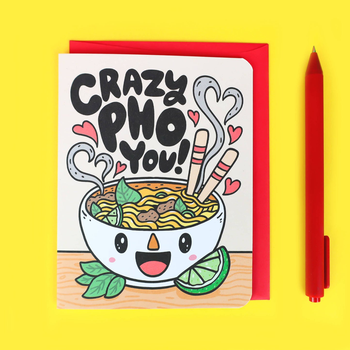 Crazy Pho You Card