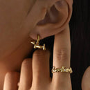 Playful Dachshund Hoop Earrings-2