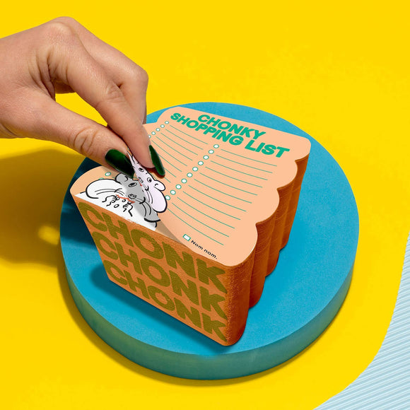Chonky Shopping List Hamster Notepad