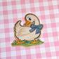 Goose Glitter Sticker