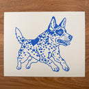 Heeler Hearts Silkscreen Print-1