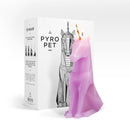 PyroPet Einar Unicorn Skeleton Candle - Lilac-6