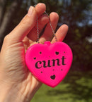 Cunt Rubber Heart Coin Purse-1