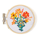 Flowers Mini Cross Stitch Kit-2