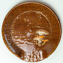 Jack-O'-Lantern Mushroom Handmade Ceramic Spoonrest-1