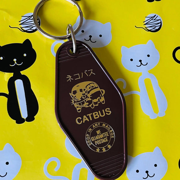 Catbus (Totoro) Keychain