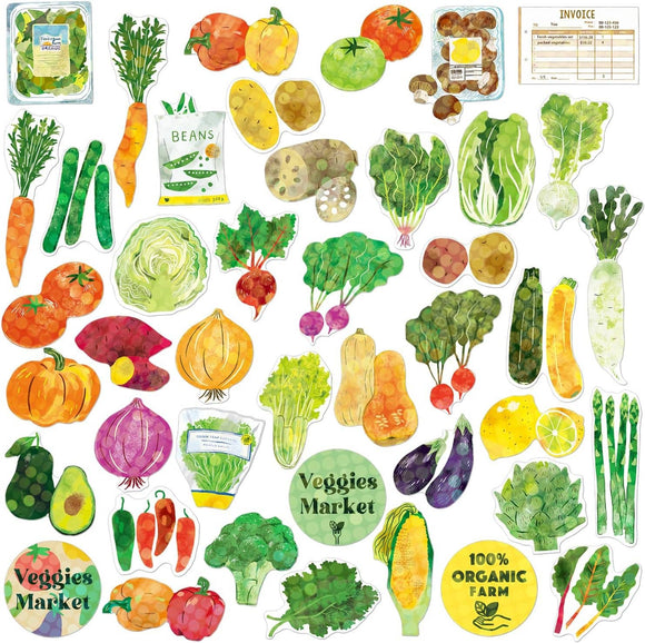 Vegetables Hako Sticker Box