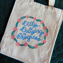 Dilly-Dallying in Progress Tote Bag-2