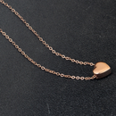 Minimalist Dainty Heart Pendant Necklace-4