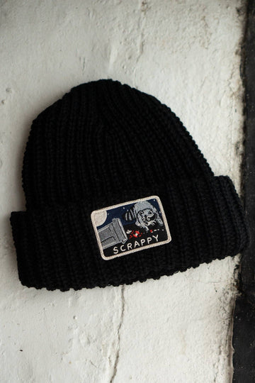 Scrappy Raccoon Chunky Beanie