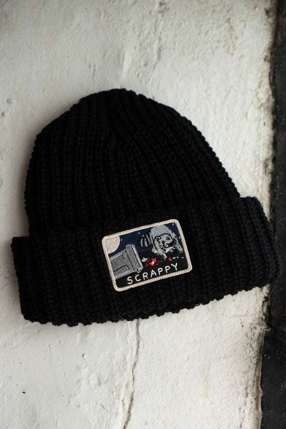 Scrappy Raccoon Chunky Beanie