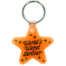 World's Worst Driver Star Keychain-1