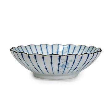 Tokusa Scallop Shallow Bowl
