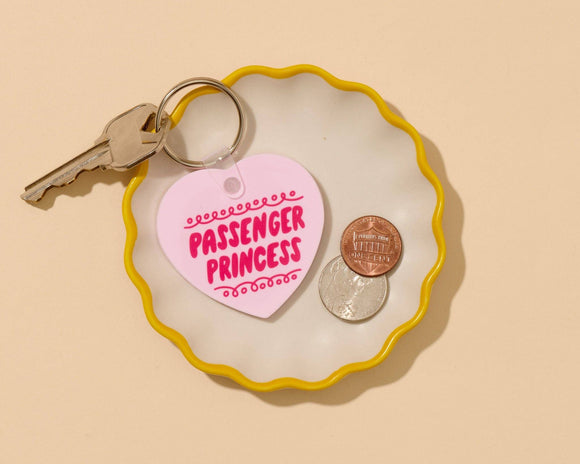 Passenger Princess Heart PVC Keychain
