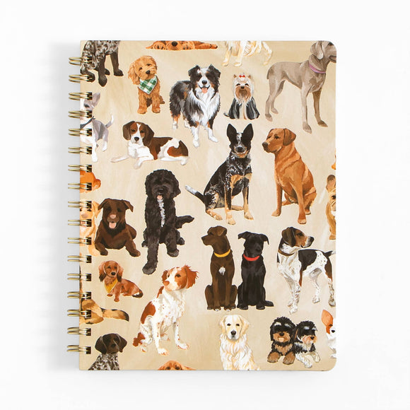 Furry Friends Dogs Spiral Notebook