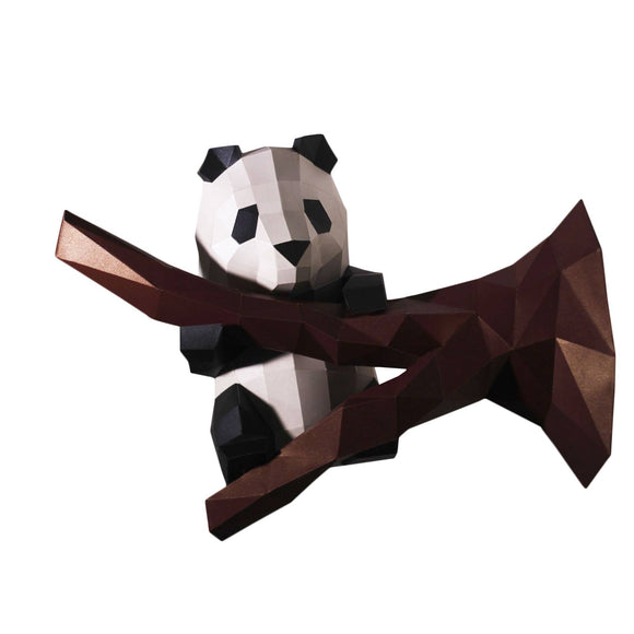 Panda 3D PaperCraft Wall Art Kit