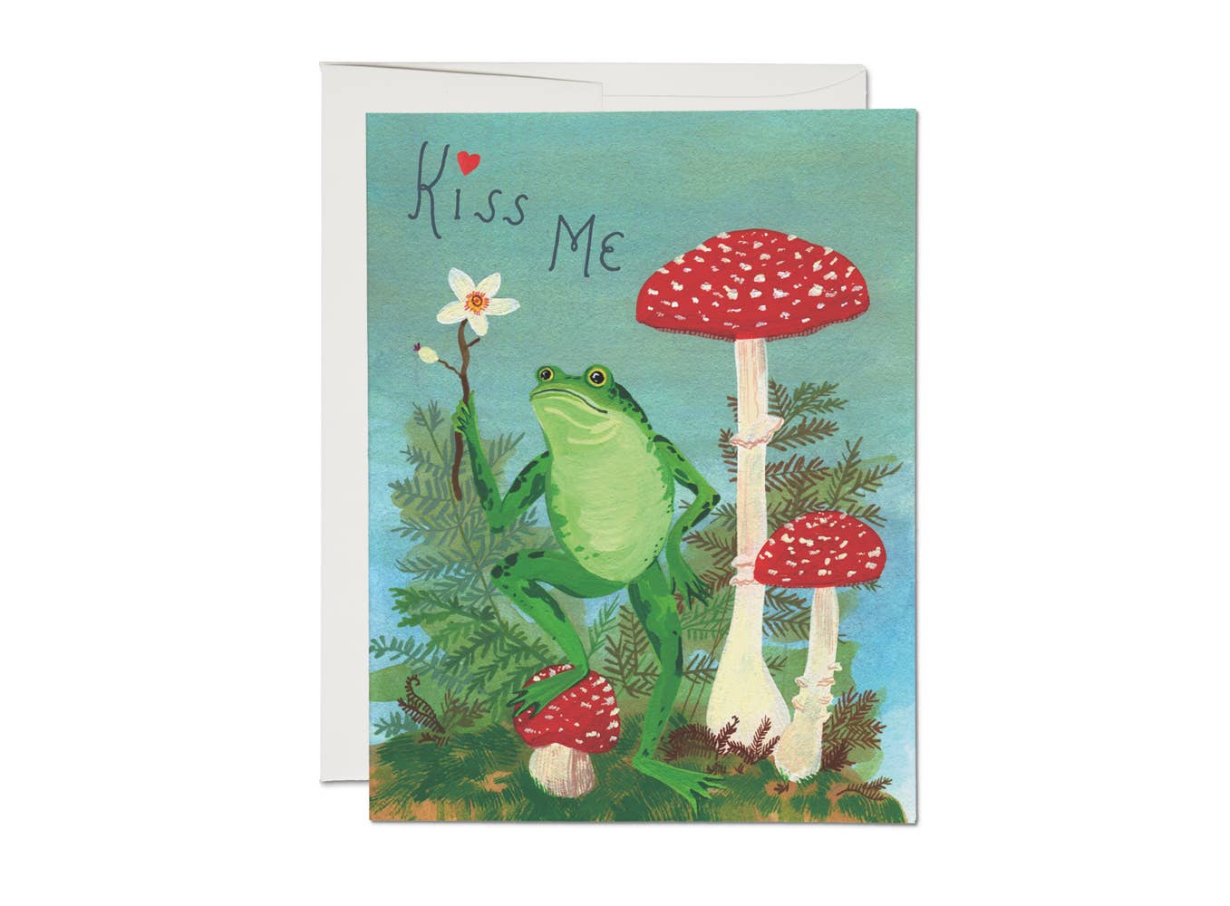Kiss Me Frog Card