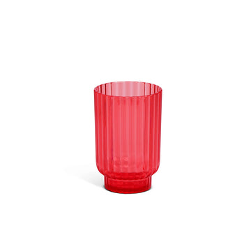 Pink Ribbed Tumbler 17oz