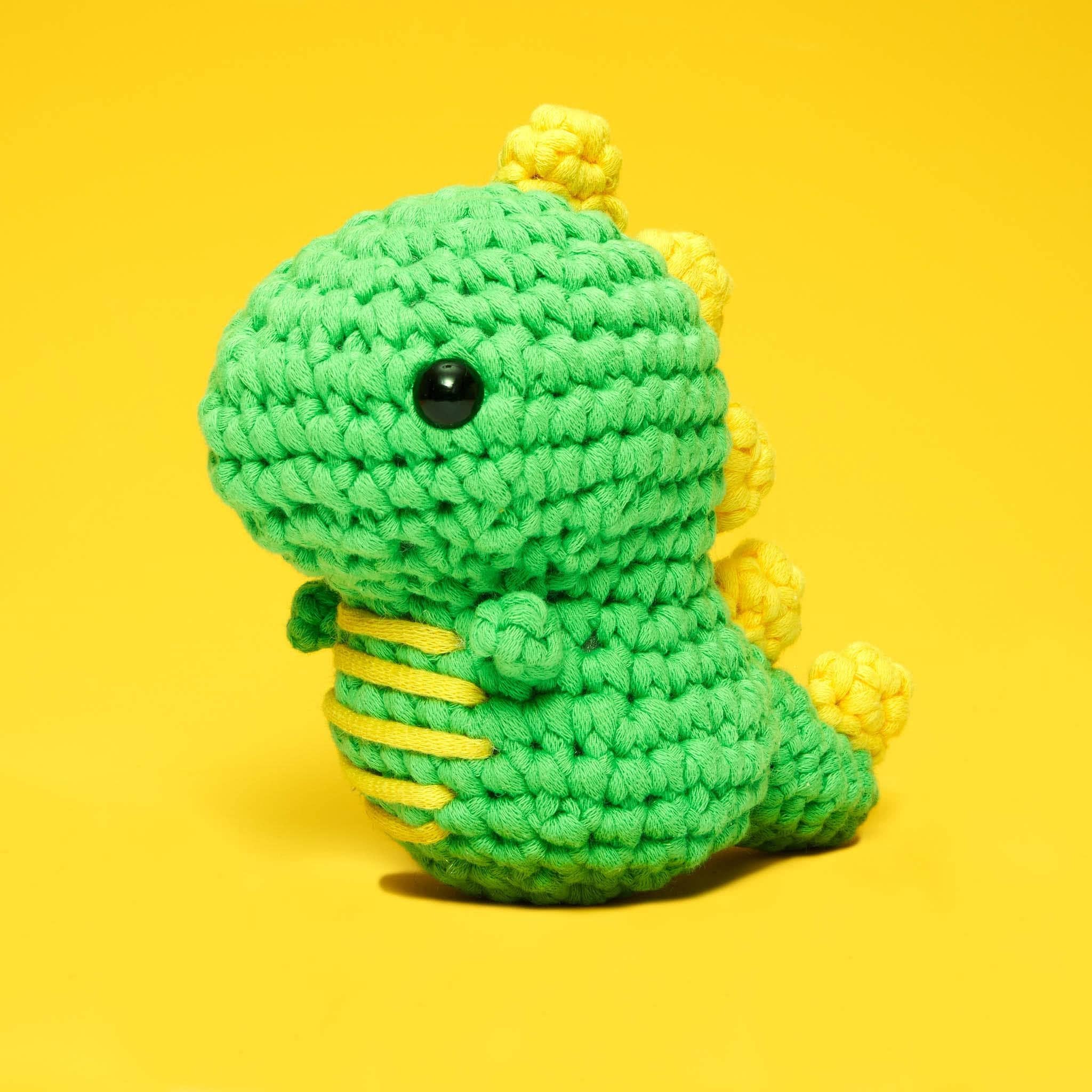 Fred the Dinosaur Beginner Crochet Kit - 0