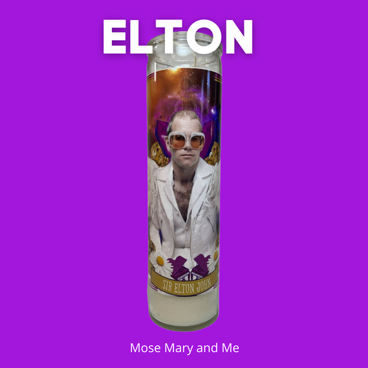 The Luminary Elton John Altar Candle