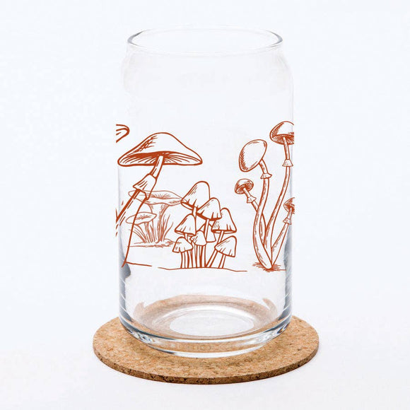 Forest Mushroom Can Glass