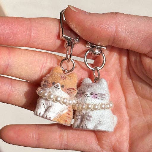 Fluffy Cat DIY Surprise Blind Box Keychain Kit