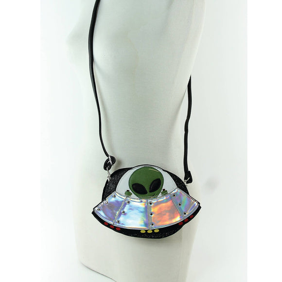 Alien Spaceship Crossbody Bag
