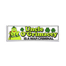 McWar Criminal Bumper Sticker-1