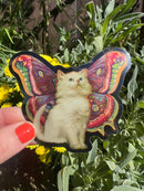 Cat Butterfly Glitter Sticker-4