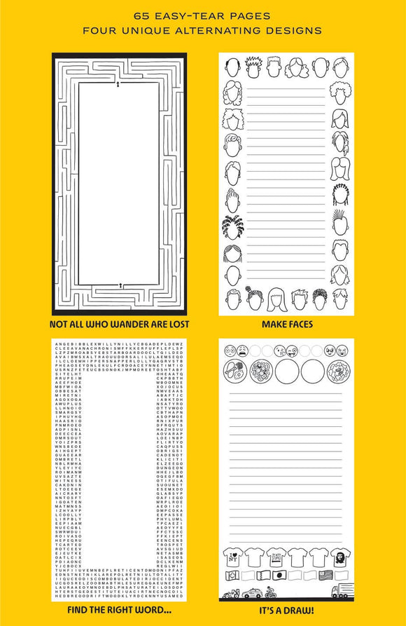 Fun & Games Notepad