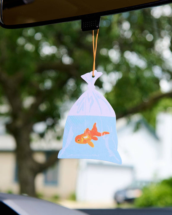 Goldfish in Bag Rain Scent Air Freshener