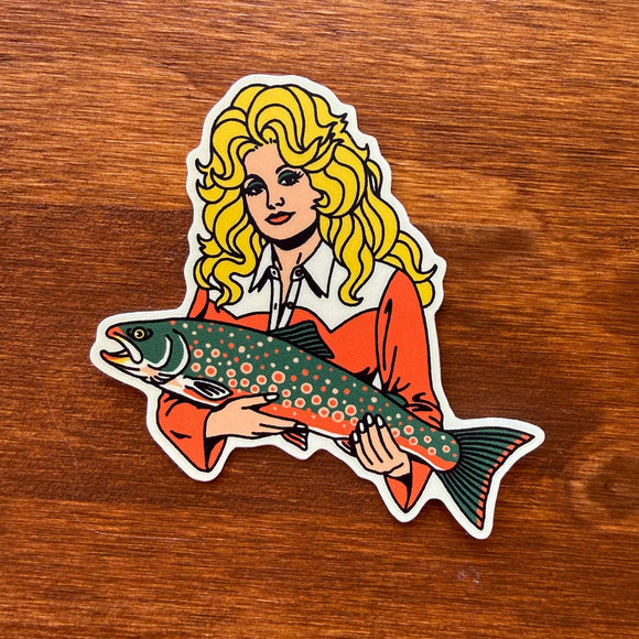 Dolly Holding Varden Sticker