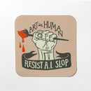 Art is Human Resist AI Slop Sticker-2