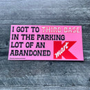 I got to Third Base at a Kmart Bumper Sticker-2