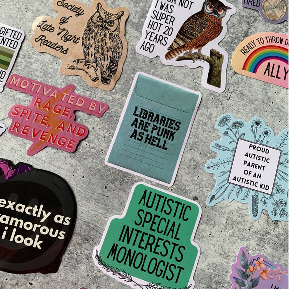 Libraries Are Punk Sticker