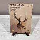Deer Head 3D PaperCraft Art Kit-8