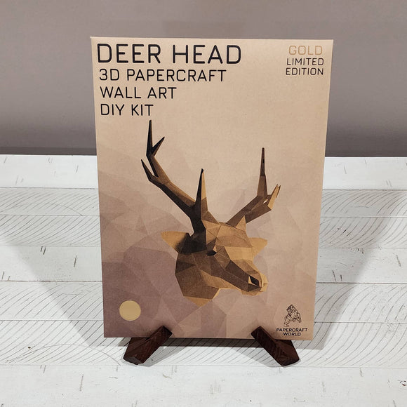 Deer Head 3D PaperCraft Art Kit