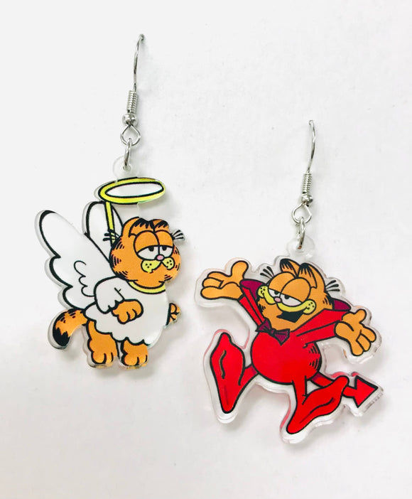 Good Cat Evil Cat Earrings