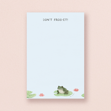 Don't Frog-et! Frog To-Do List Notepad