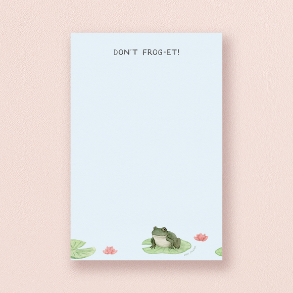 Don't Frog-et! Frog To-Do List Notepad
