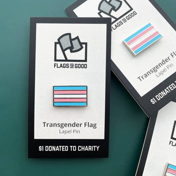 Transgender (Trans) Pride Flag Lapel Pin