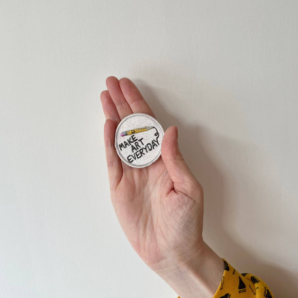 Make Art Everyday 2" Embroidered Patch