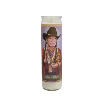 Willie Nelson Altar Candle