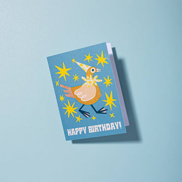 Happy Birthday Bird Card - 0