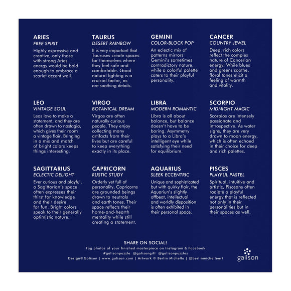 House of Astrology 500 Piece Foil Puzzle