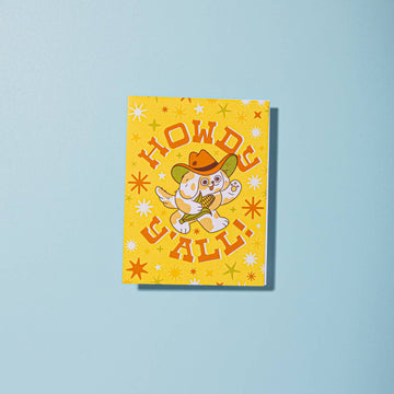 Howdy Y'all Doggy Card