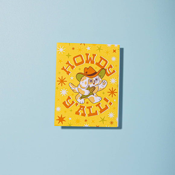 Howdy Y'all Doggy Card
