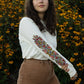 Folk Flowers Long Sleeve Tee | Printed Longsleeve
